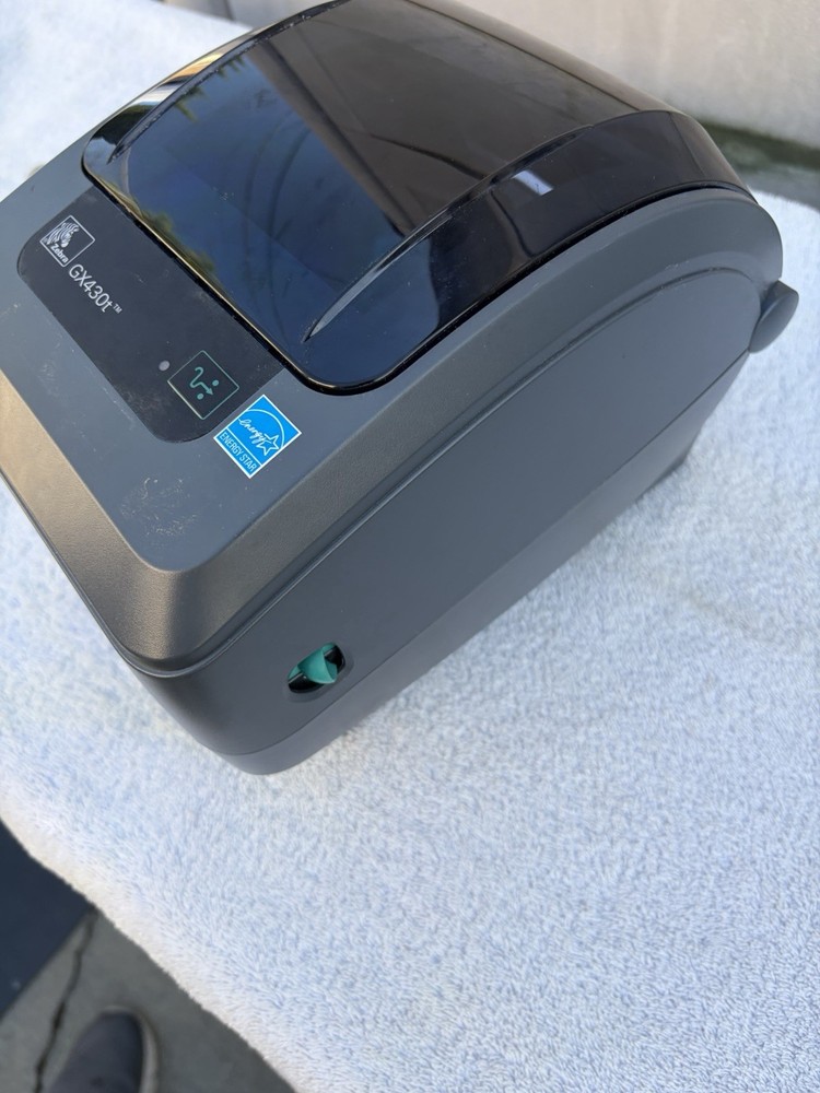 Zebra GX430T Thermal Transfer Barcode Label Printer 300 dpi USB Ethernet Serial