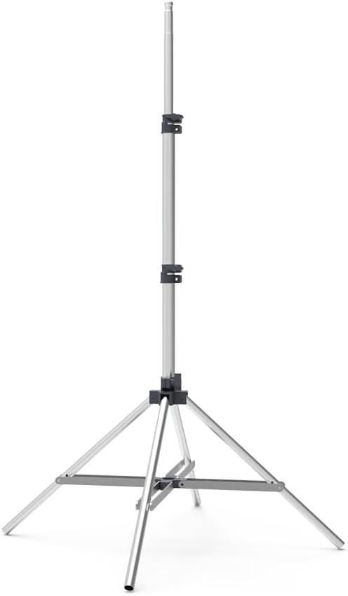 GLAMCOR MULTIMEDIA Telescopic Mount Stand only Light Weight (Silver)
