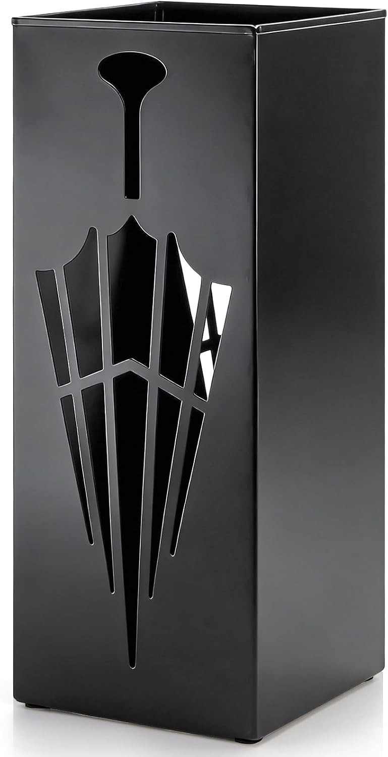 Square Metal Umbrella Stands, Umbrella Holder Rack for Entryway, Canes Walking S