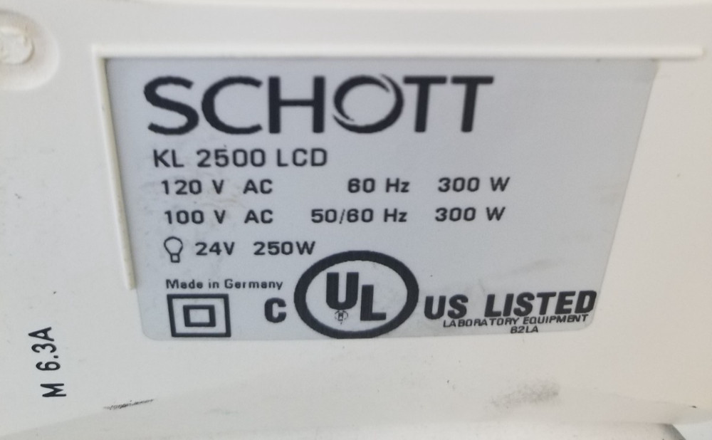 SCHOTT KL1500 LCD