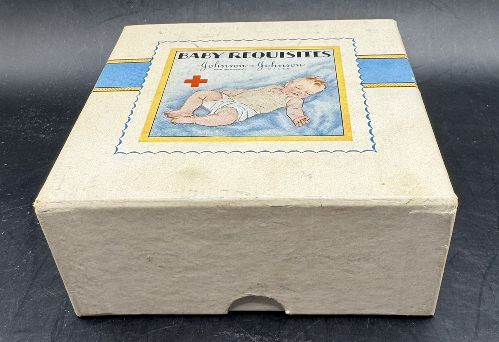 JOHNSON & JOHNSON BABY REQUISITES EMPTY BOX 1930’S