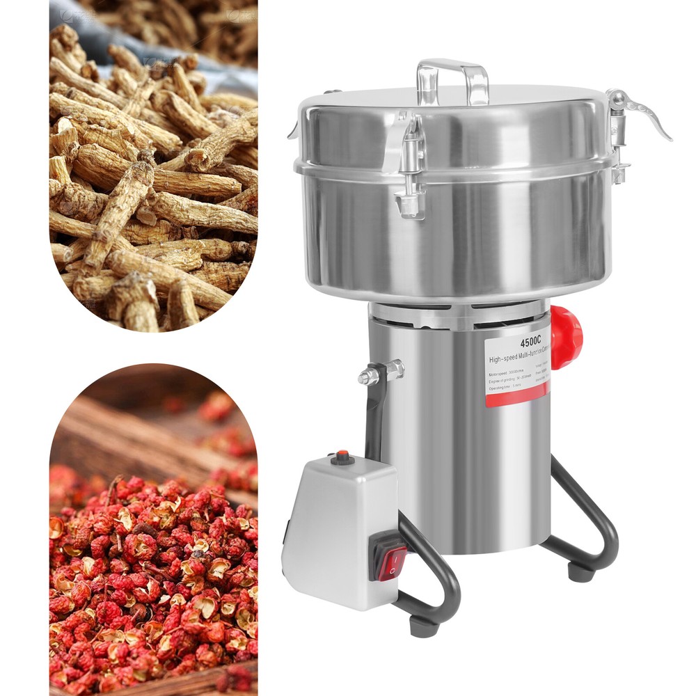 Stainless Steel Electric Grain Grinder High Speed Multi-function Grain Grinder