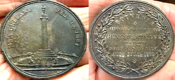 1884 ROBERT E LEE STATUE UNVAILING SO CALLED DOLLAR  HK-758