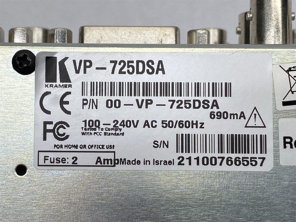 Kramer VP-725DSA 18-Input ProScale Digital Presentation Switcher Scaler