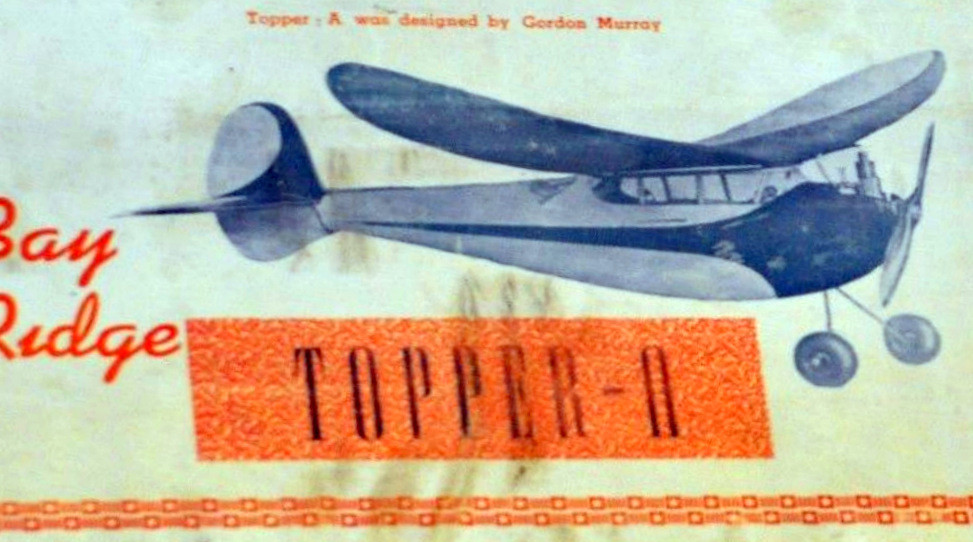 BAY RIDGE TOPPER PLAN + ORIGINAL BUILDING ARTICLE for 44" OT FF Model Airplane