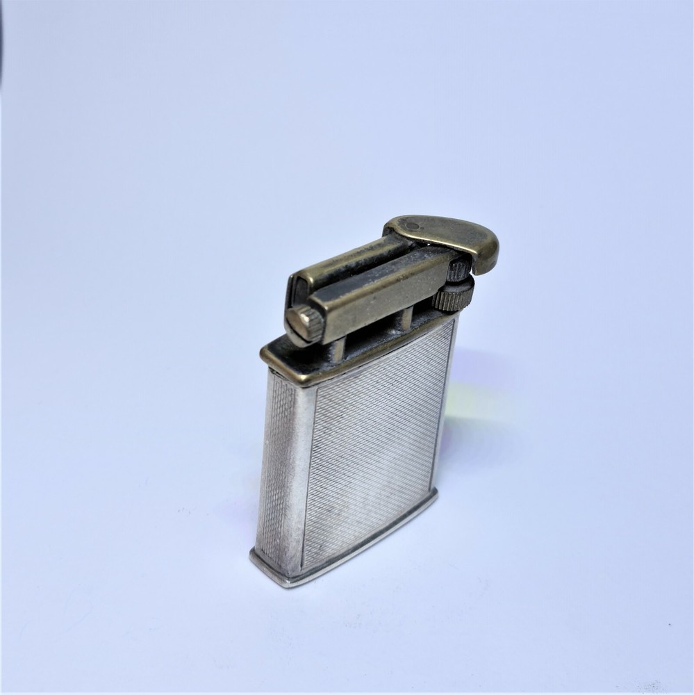 Parker Lighter, Silver Sleeve, Working Condition, Silversmith Workshop Piece,