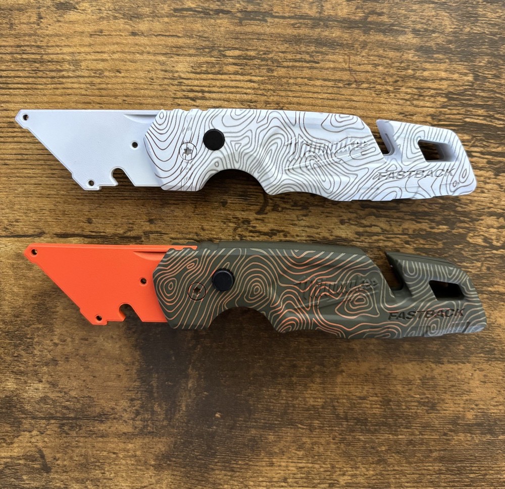 Custom Milwaukee Fastback Damascus, Topo, Digicamo Pattern 48-22-1501