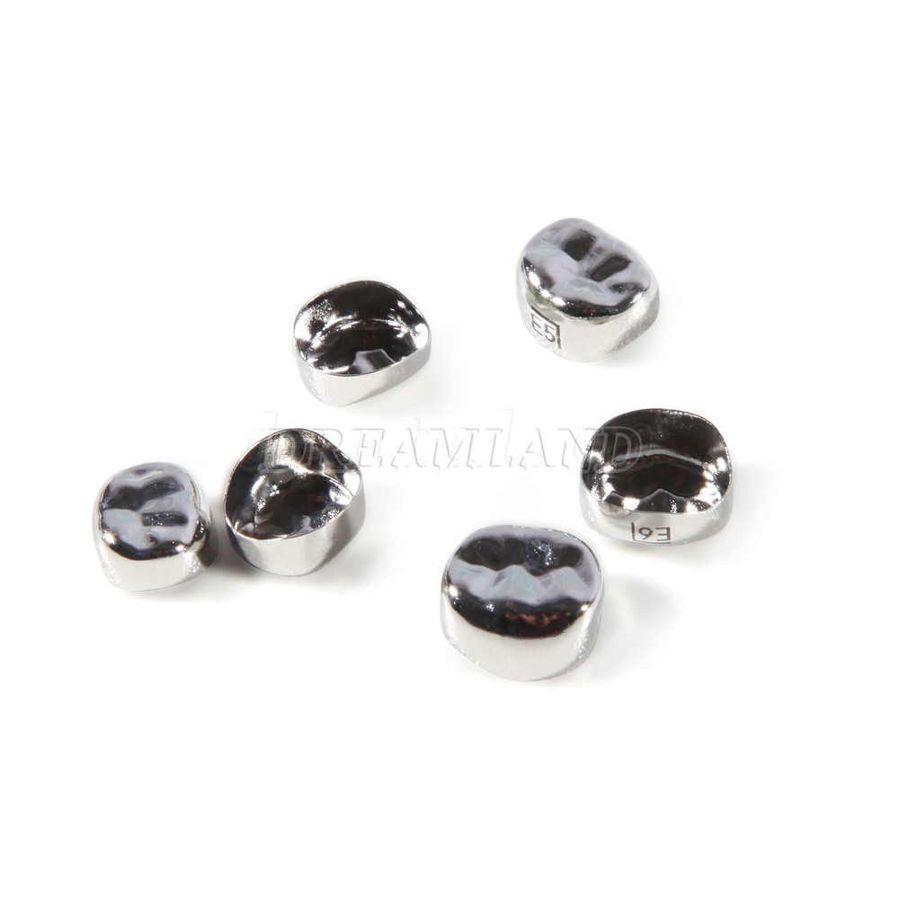 48 ASSORTED PRIMARY MOLAR STAINLESS STEEL CROWNS - COMPLETE KIT