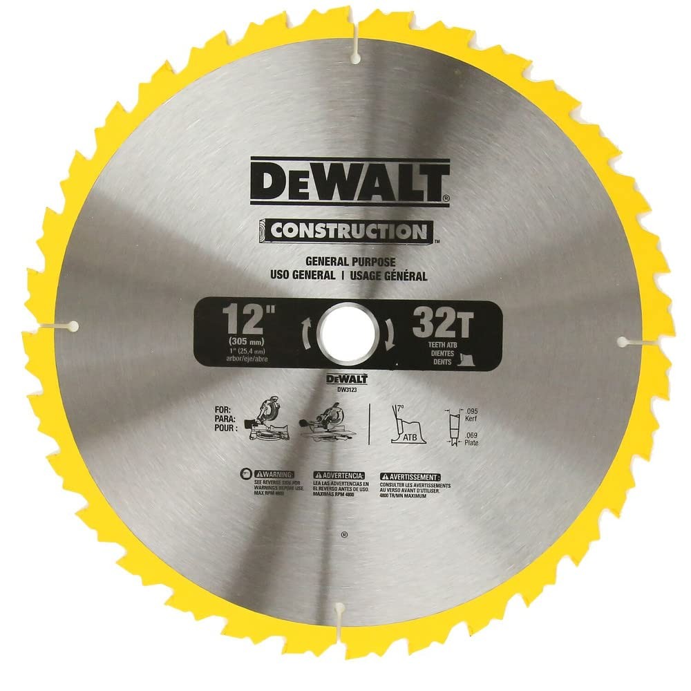 DEWALT DW3123 Miter Saw Blade