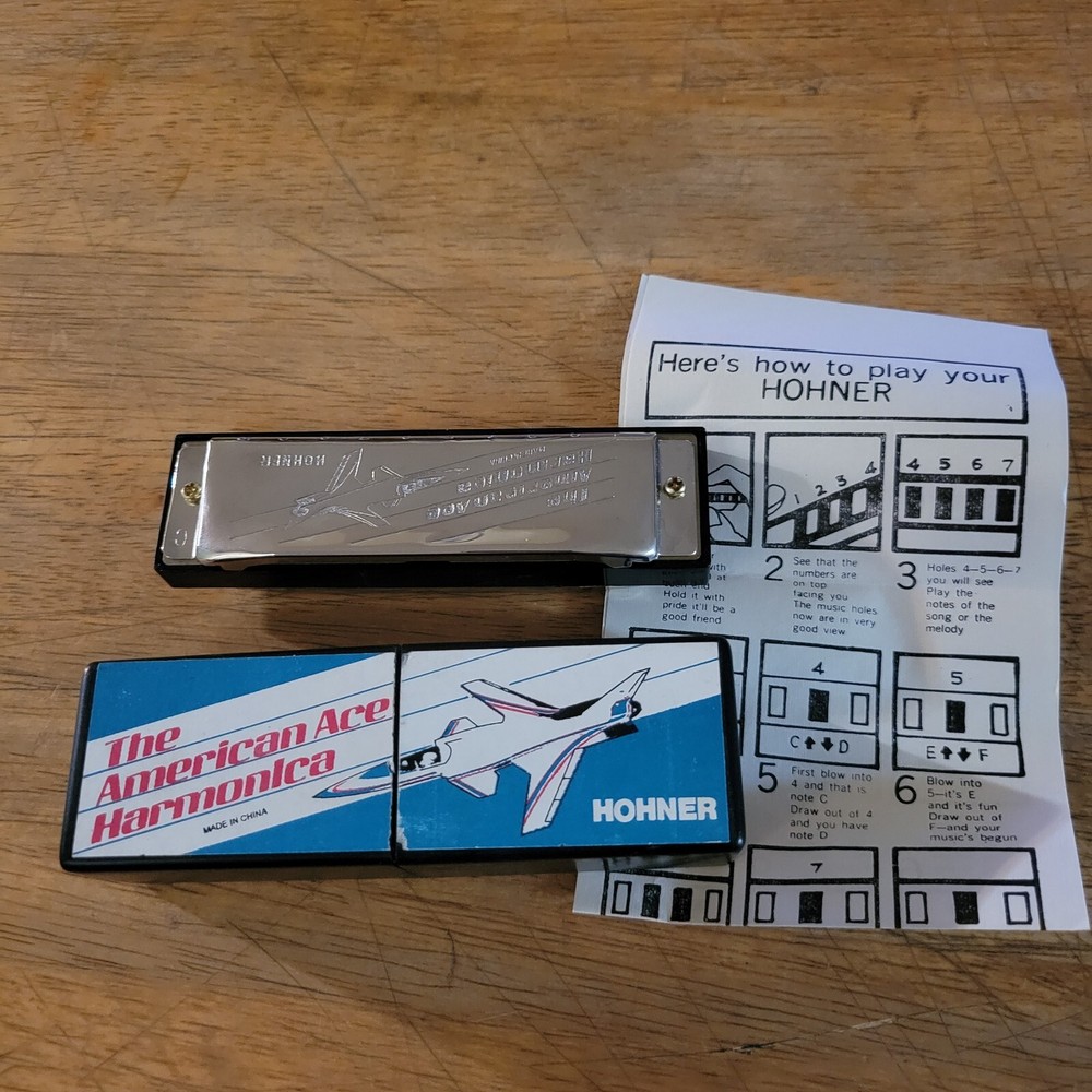 VINTAGE ( Lightly Used ) HOHNER American Ace Harmonica
