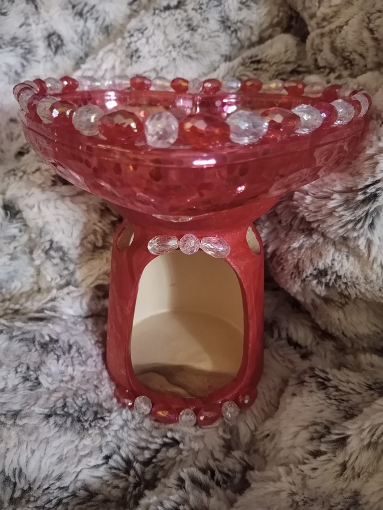 Red heart-shaped bowl candy Dish Valentine's