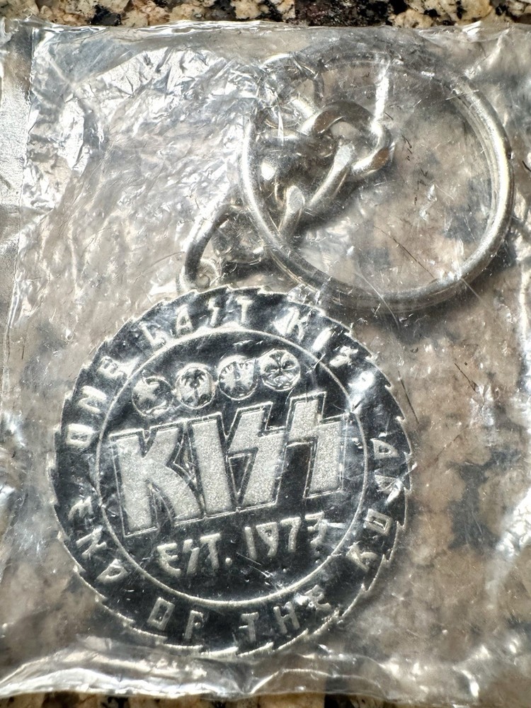NEW Licensed KISS Keychain 2020 One Last Kiss, End of the Road Tour Heavy Metal