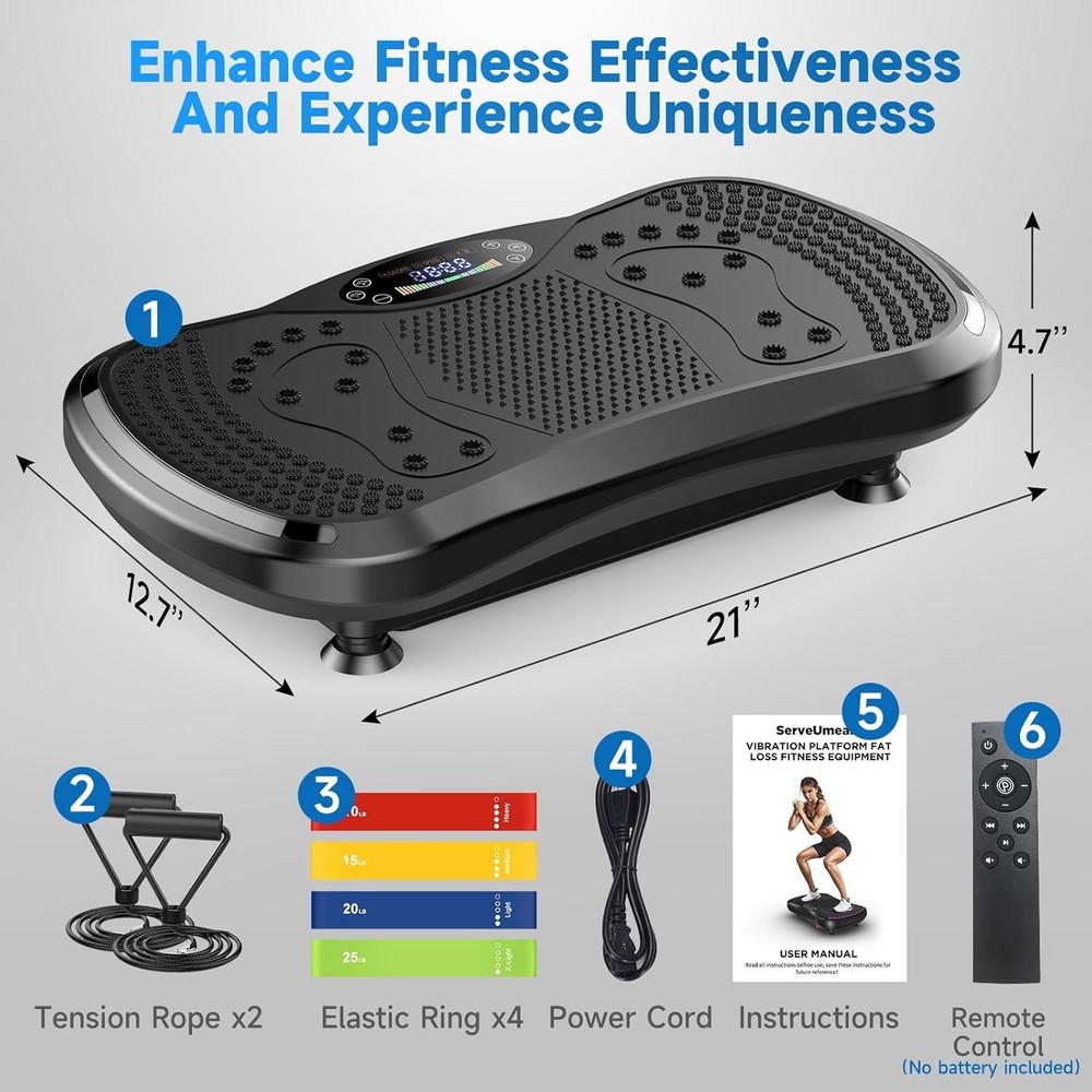 Vibration Platform for Weight Loss & Lymphatic Drainage