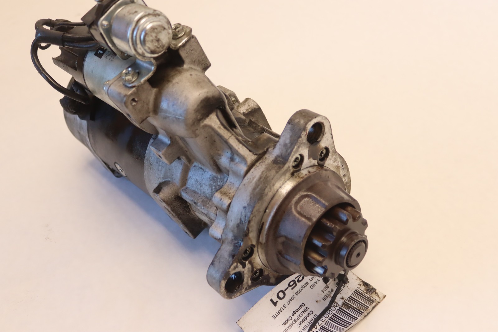 2013-2017 PETERBILT 579 CUMMINS ISX15 ENGINE STARTER MOTOR DELCO REMY 39MT OEM