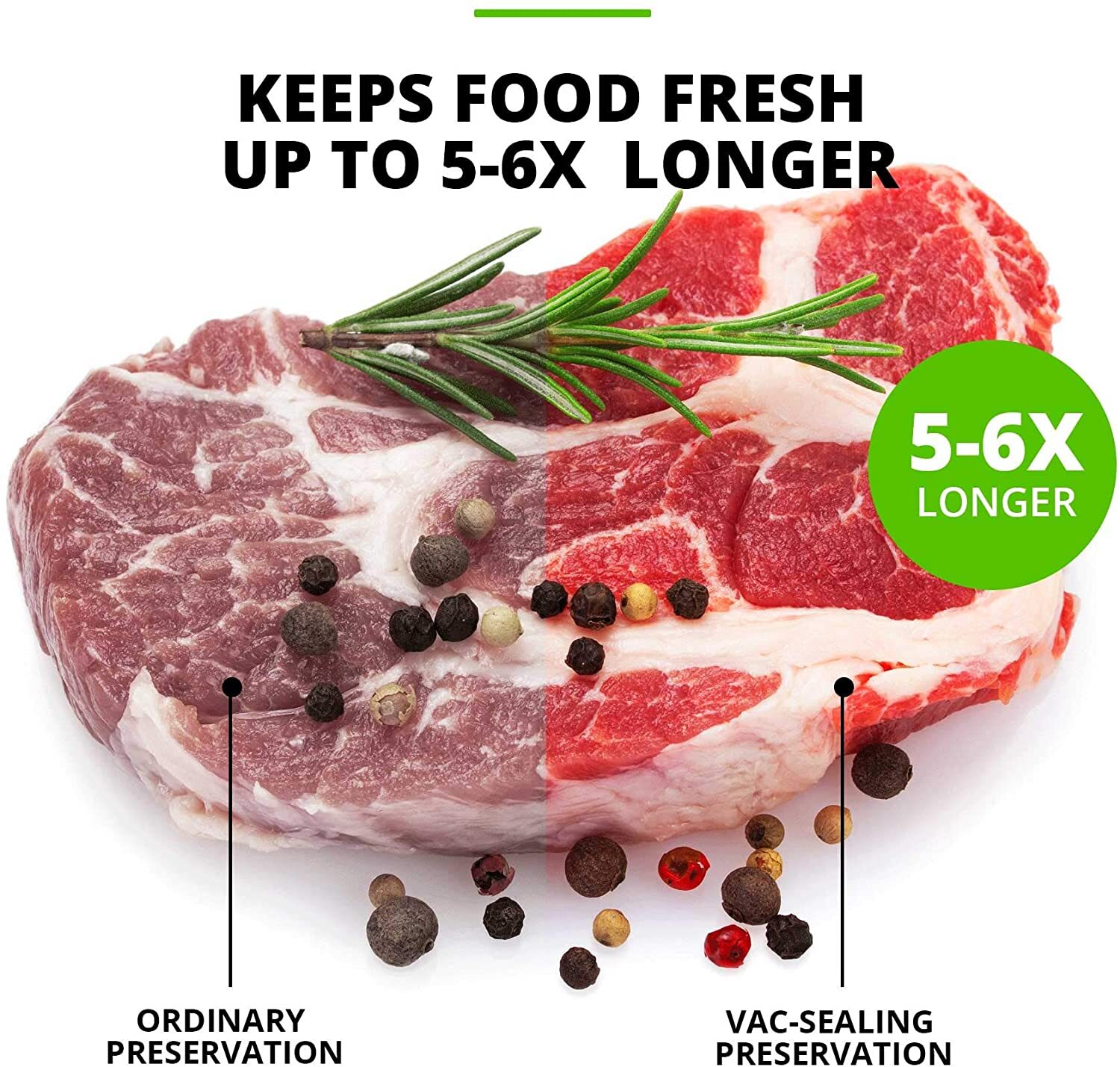 8"x50' 11"x50' 8"x20' Vacuum Sealer Bags Rolls Food Saver Embossed Bag 4 Mil