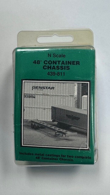 Magnuson Models 439-811 N-Scale 48' Container Chassis Kit