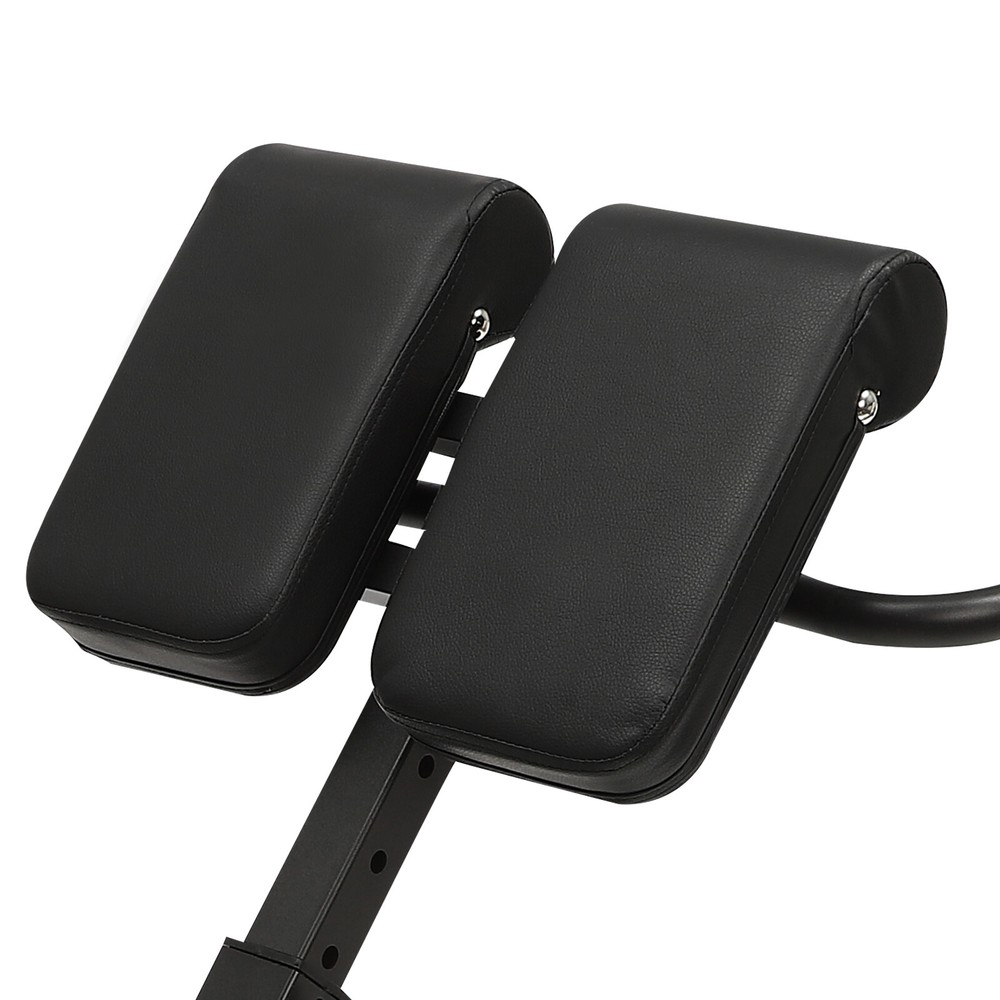 Roman Chair Back Extension Machine, Adjustable Hyperextension Bench - Hamstring