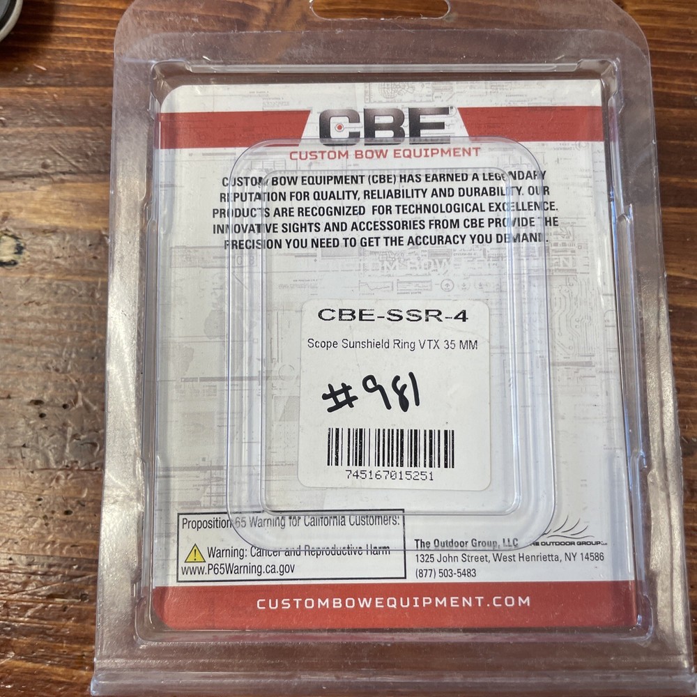 CBE Scope Su shield Ring VTX 35mm