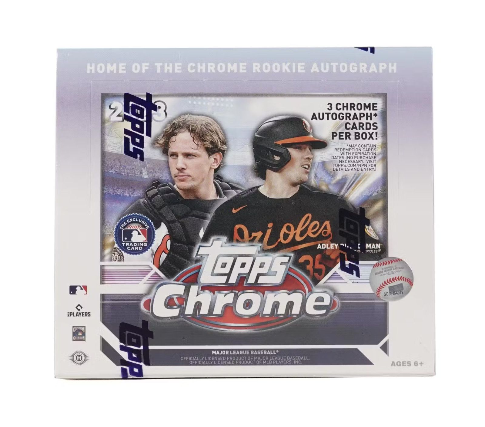 2023 Topps Chrome Baseball Hobby Jumbo Sealed Box