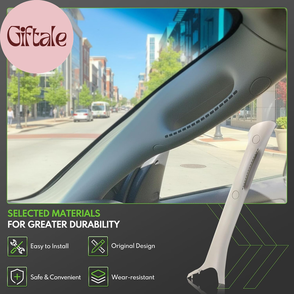 Front Right a Pillar Grab Handle Passenger Side Compatible with 2002-2010 Dodge