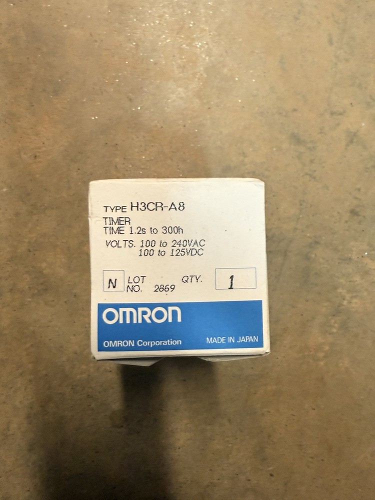 New Omron H3CR-A8 Timer Module H3CRA8 One