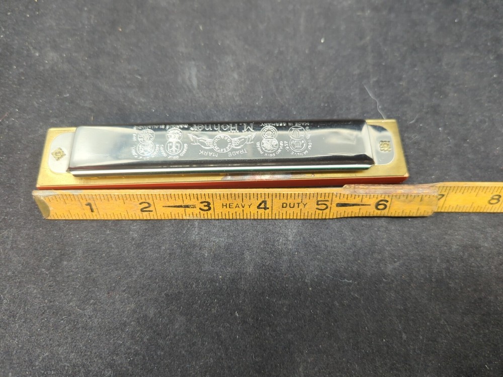 M Hohner harmonica germany with case