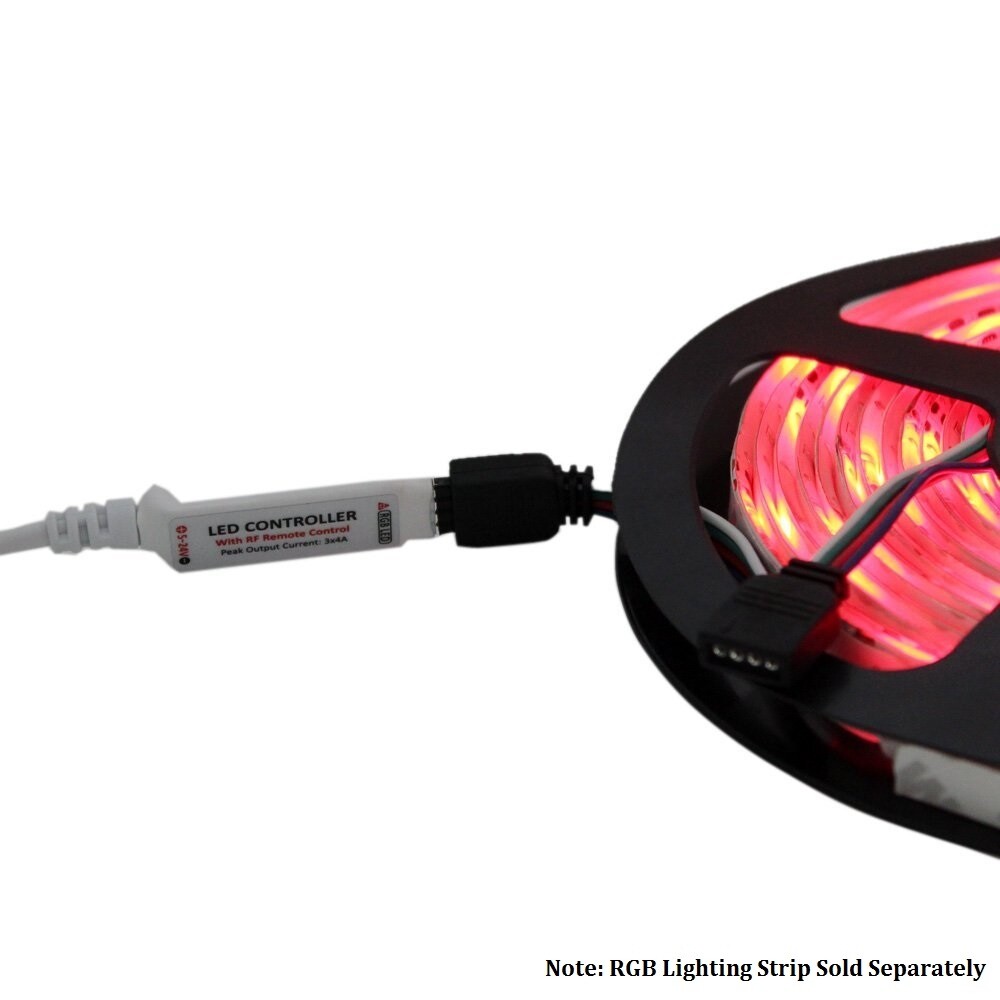 RGB LED Light Roll Strip Remote Control Wireless Controller Receiver 12VDC 4-Pin