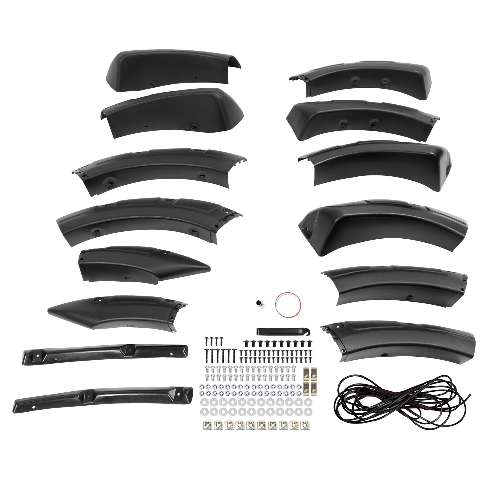 Fender Flare Kit For 1993-2011 Ford Ranger Pocket Rivet Bolt Textured Black