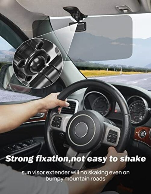 Sun Visor for SUV, Polarized Sun Visor Extender for Car, Medium 1 PACK