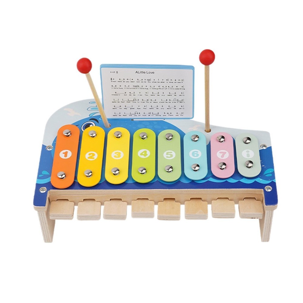 8 Note Xylophone Percussion Instrument Coordination Motor Skill Educational with