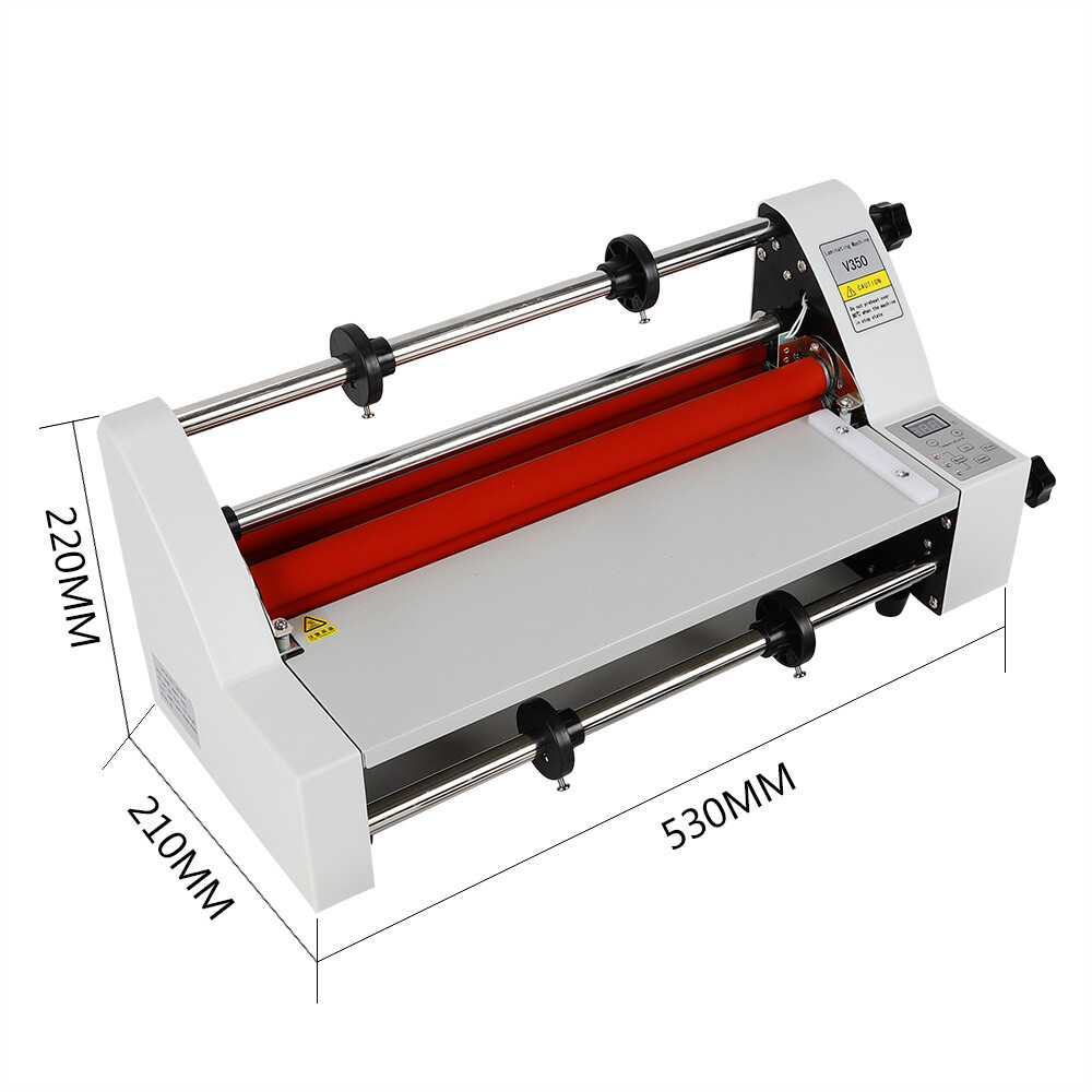 Hot Cold Roll Laminator Single & Dual Sided Digital Display Laminating Machine