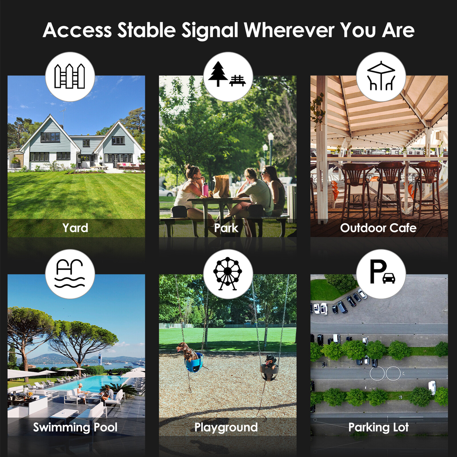 WiFi5/6 Outdoor Wireless Router Access Point Long Range Dual-Band Wi-Fi Extender