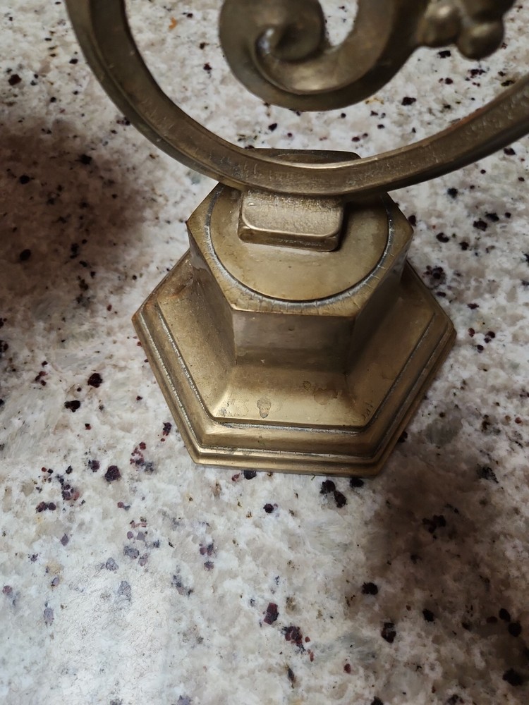 Antique Brass Scales Weight