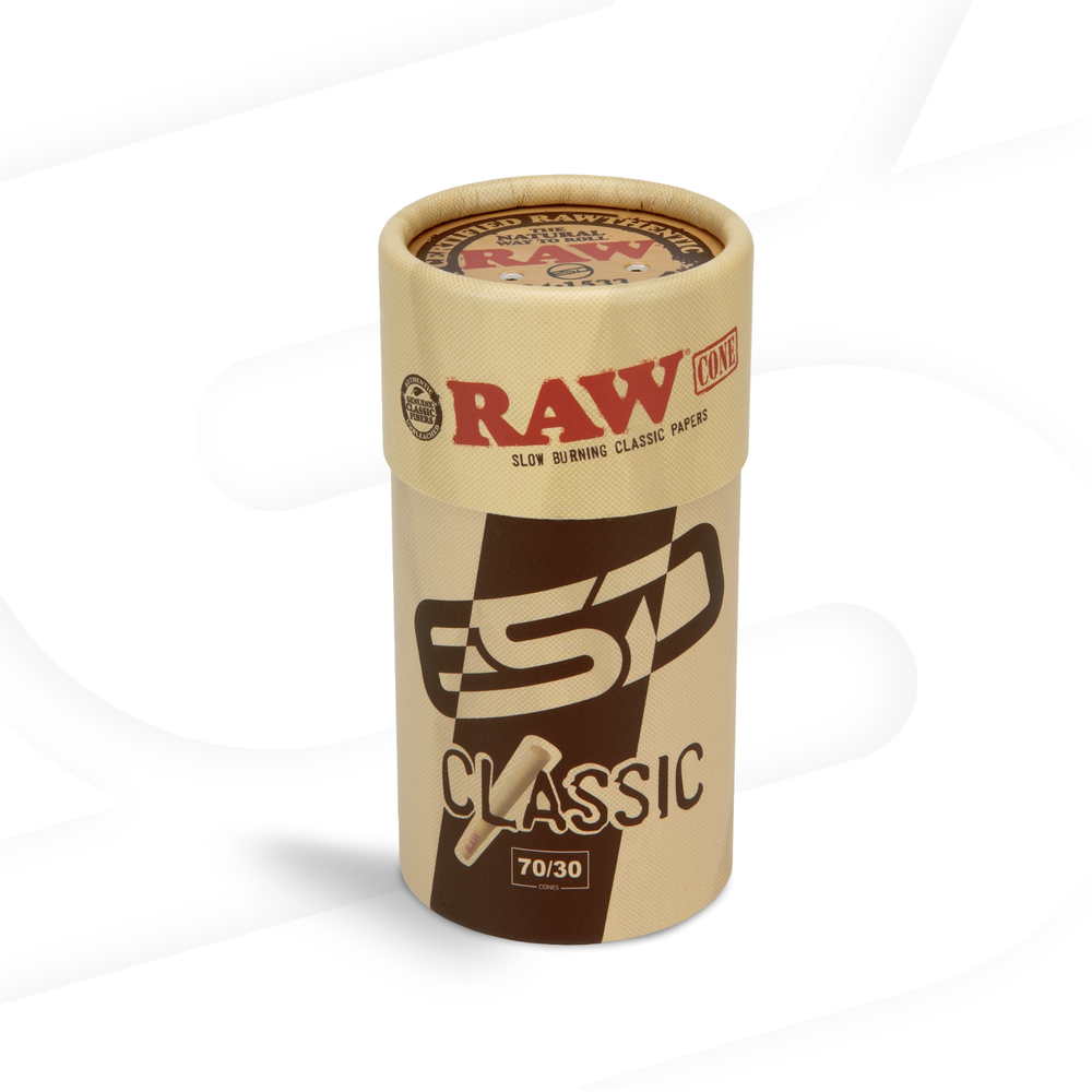 RAW Classic Cones 70/30 Single Size Dogwalker | 20 Pack
