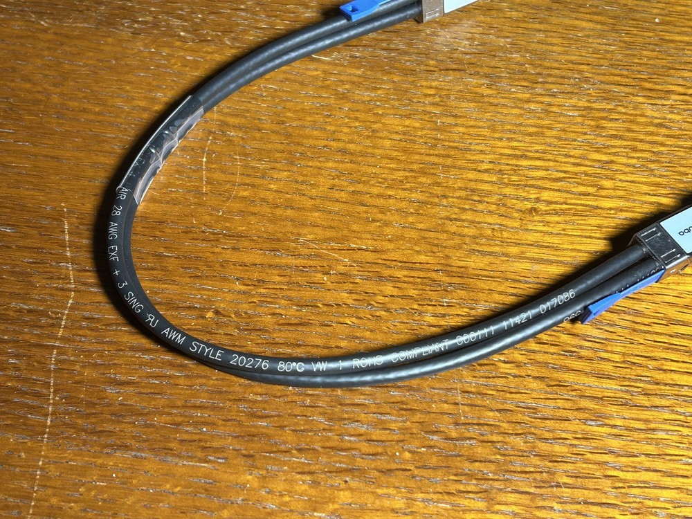 HPE Aruba Networking 2920/2930M 0.5m Stacking Cable