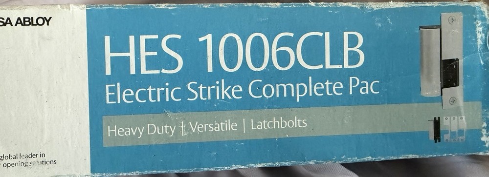 Assa Abloy HES 1006CLB Electric Strike Complete Pac