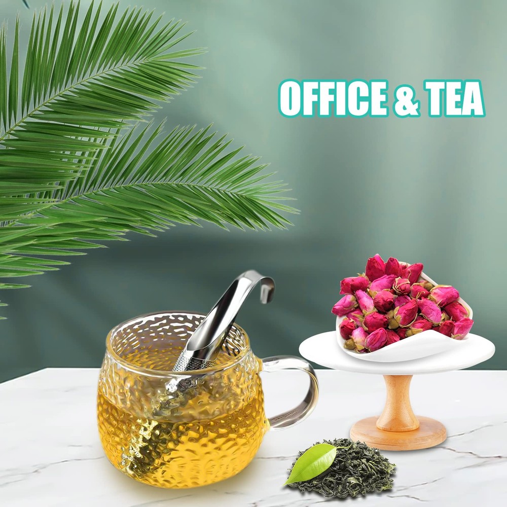 3 Pcs Tea Infuser and 1 Brush, tea diffusers for loose teaTea Infuser for Loo...