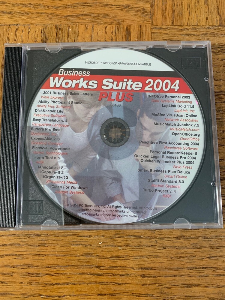 Works Suite 2004 Plus Computer Software