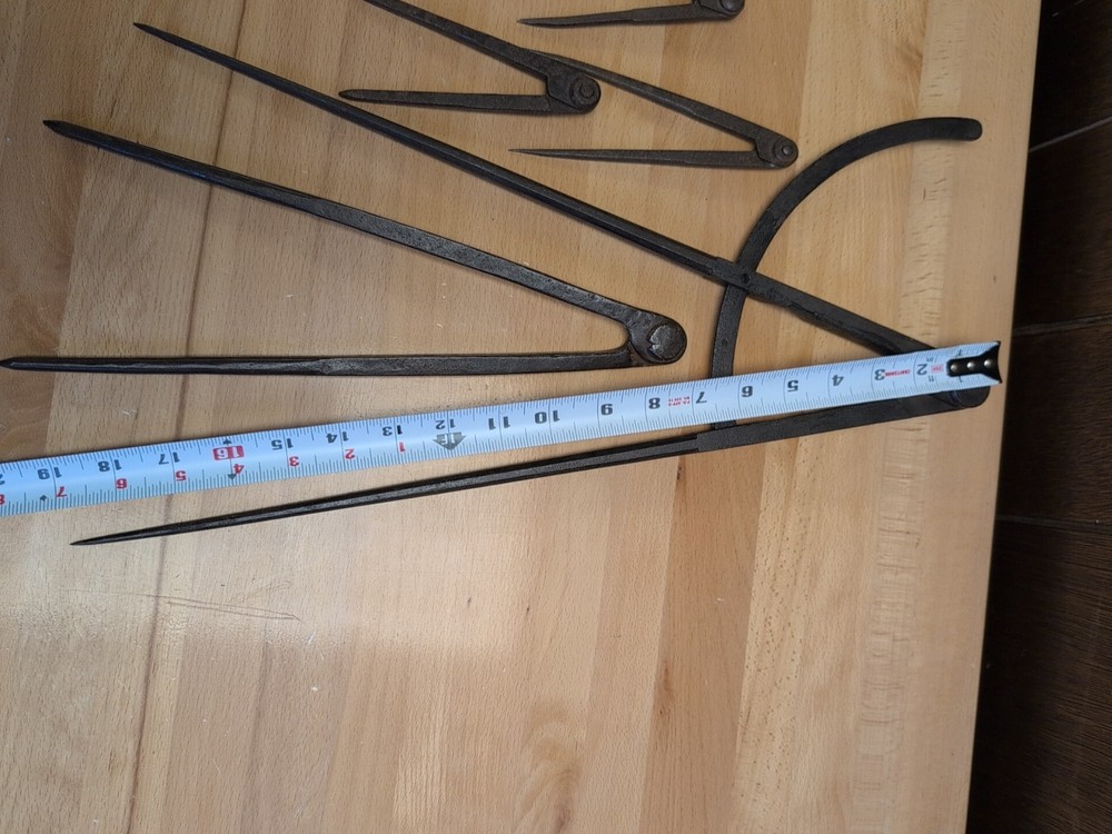 Vintage Set Wing Compass | Large And Small