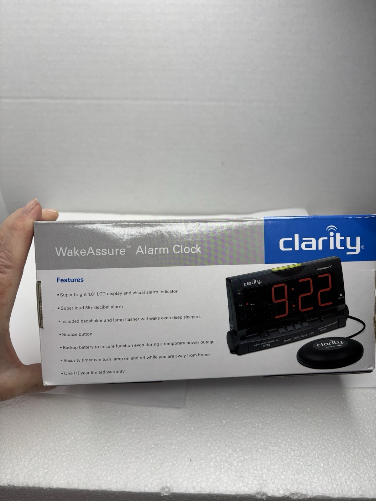 CLARITY Wake Assure Alarm Clock Model Tested Works