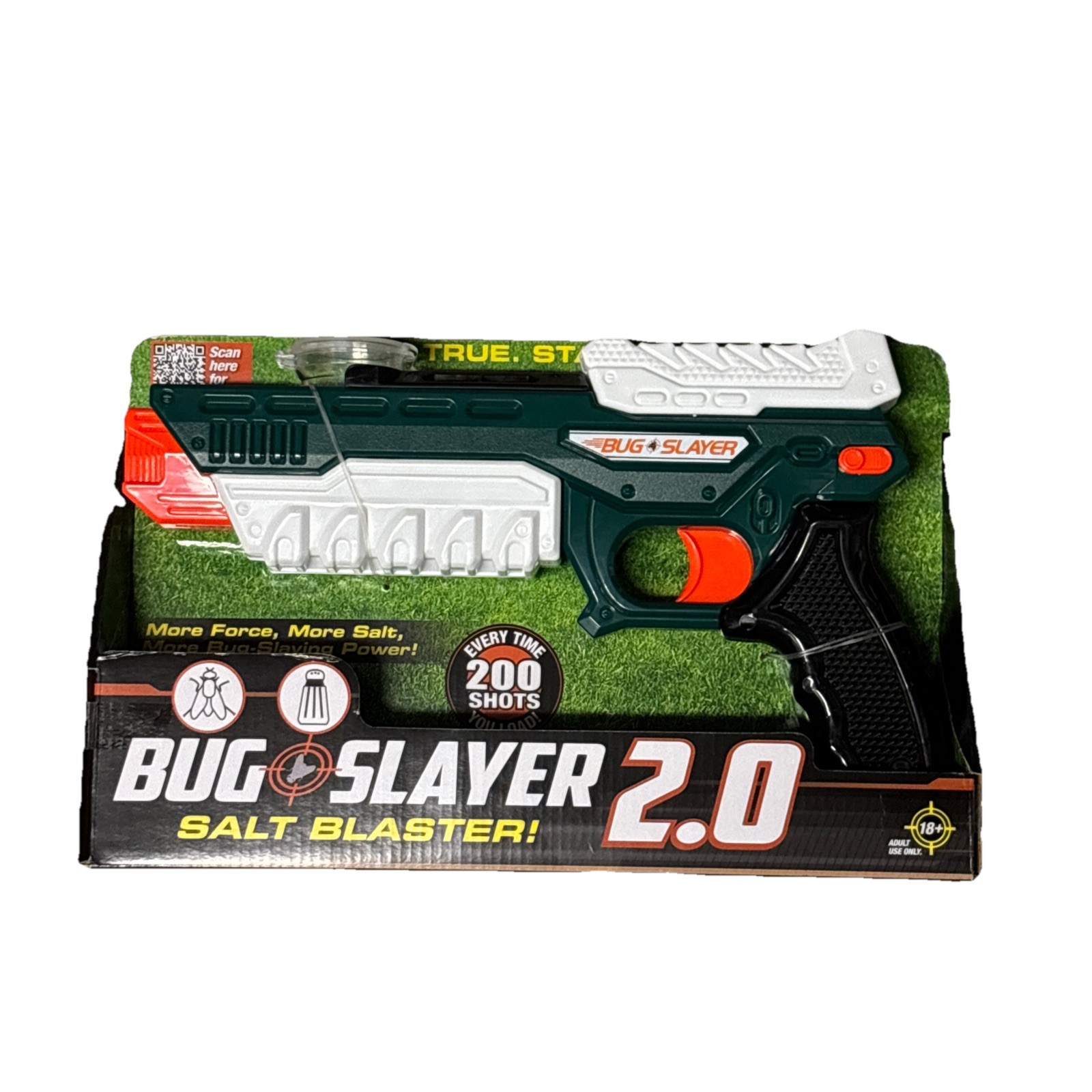 Bug Slayer Salt Blaster Bug Killer Fly Stopper Pistol Gun with Safety 🆕