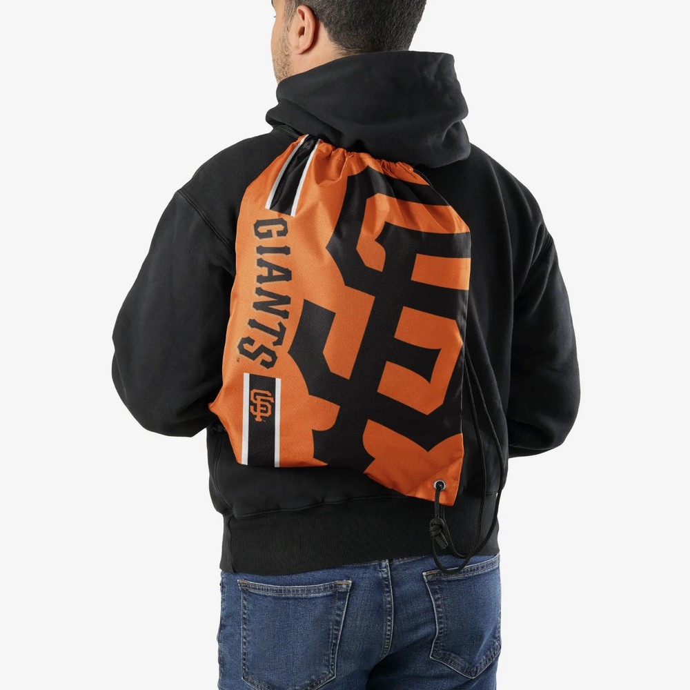 San Francisco Giants Back Pack/Sack Drawstring Bag/Tote NEW Backpack Side Stripe