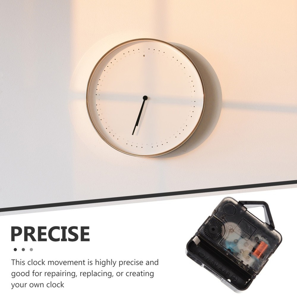 Pendulum Clock Mechanism Replacement Black Quartz Wall Clock Movement Part