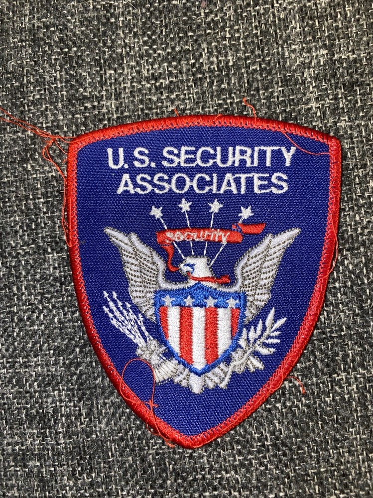 US Security Associates Security Office Shoulder Embroidered Uniform Patch