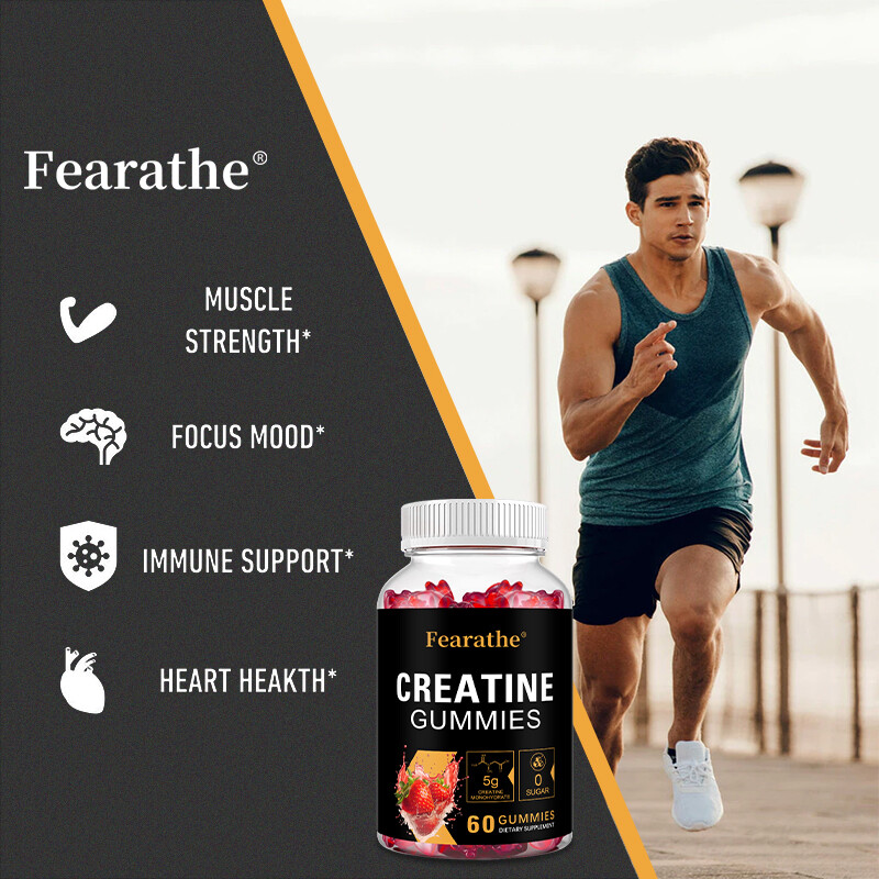 Creatine Monohydrate 5 g Boost Brain Function + Build Muscle