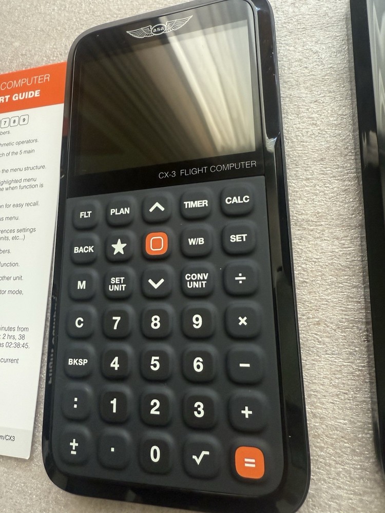 ASA CX-3 ELECTRONIC FLIGHT COMPUTER