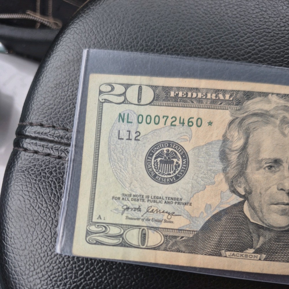 2017A $20 Star Note 5 Digit Low serial # Low Numbered rare