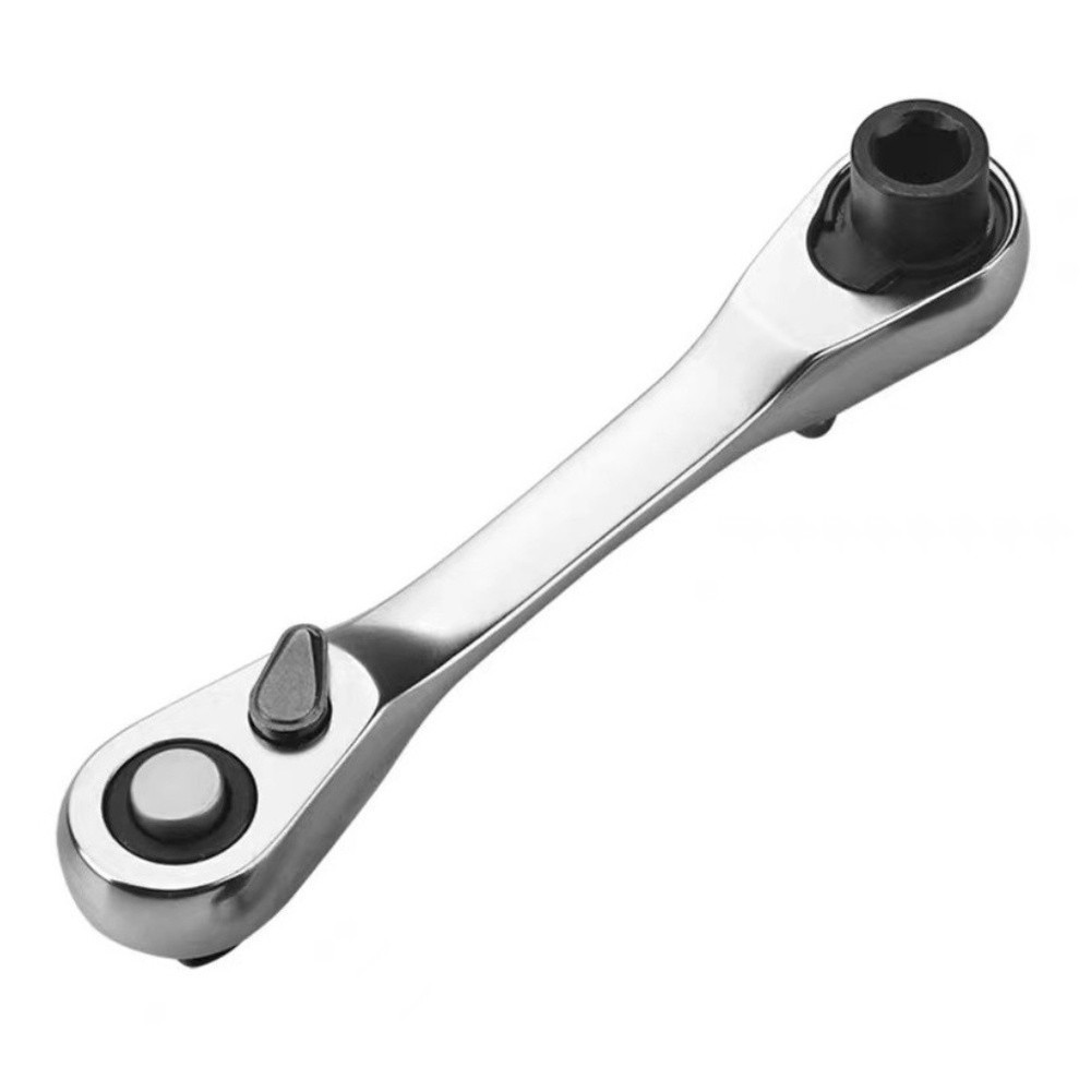 Compact  for MINI 14 Ratchet Wrench Double Ended Hex Socket Screwdriver Tool