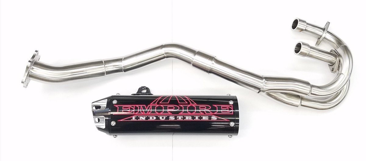 Empire Industries Black Series Full System Exhaust Pipe Honda ATC350X ATC 350X