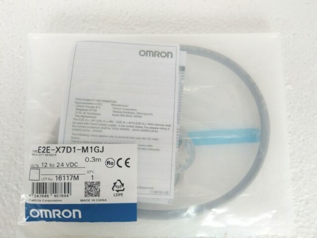 One Omron E2E-X7D1-M1GJ Proximity Switch Sensor E2EX7D1M1GJ New Fast Shipping